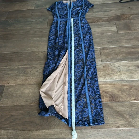 BCBGMaxAzria Cailean Midnight Blue Lace Dress - Picture 12 of 15